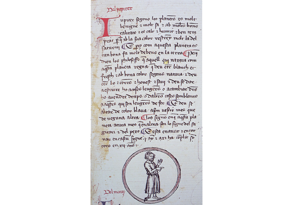 Breviari dAmor-Ermengaud Beziers-Guillem Copons-manuscrito iluminado códice-libro facsímil-Vicent García Editores-7 Júpiter.